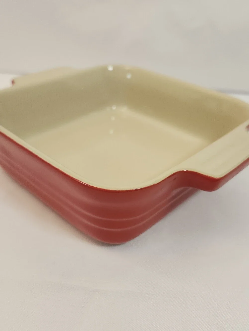 LE CREUSET Stoneware Mini Casserole/Gratin Square Baker 19-32 6